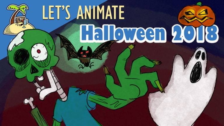 Let’s animate – Halloween – Zombies from the grave animation